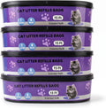 Astrallgn cat litter refill bags 4 pack front view packaging