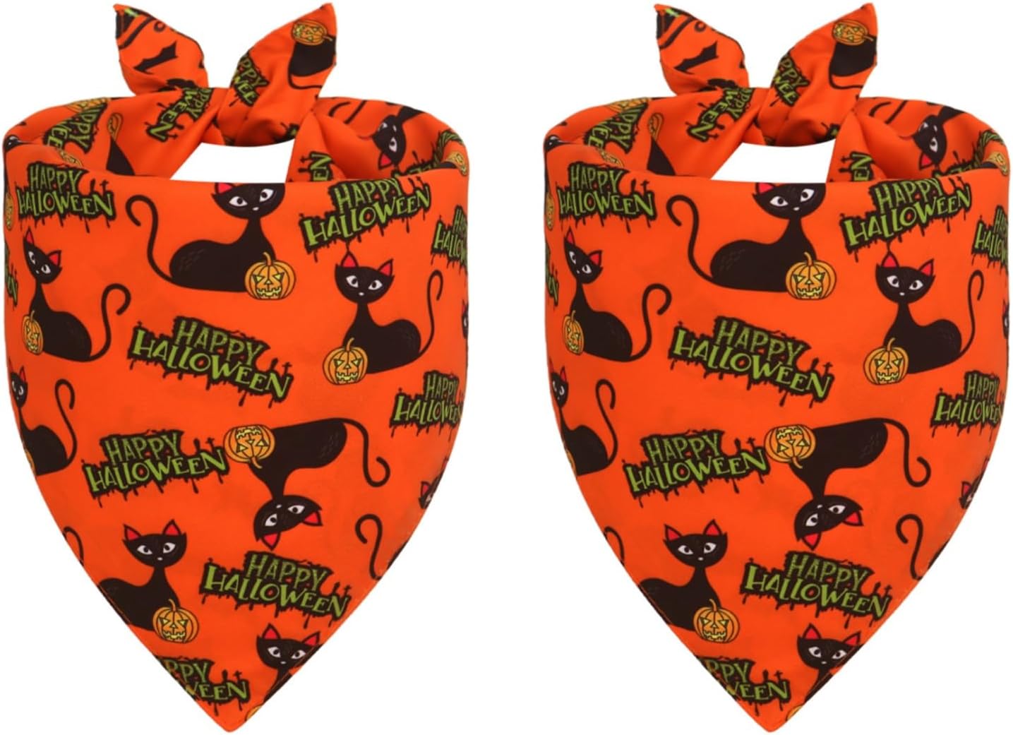 Pride Dog Bandanas Large 2PCS, 4 Pattern Colorful Scarf for Boy and Girl, Triangle Reversible Bibs Breed for Puppy Cats Pets - Image 9