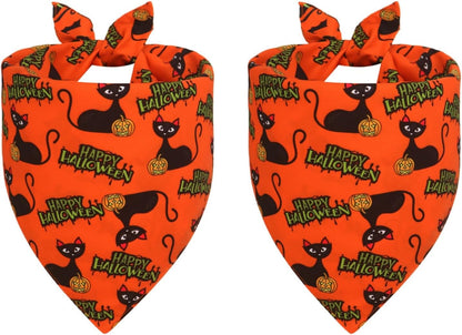 Pride Dog Bandanas Large 2PCS, 4 Pattern Colorful Scarf for Boy and Girl, Triangle Reversible Bibs Breed for Puppy Cats Pets - Image 9