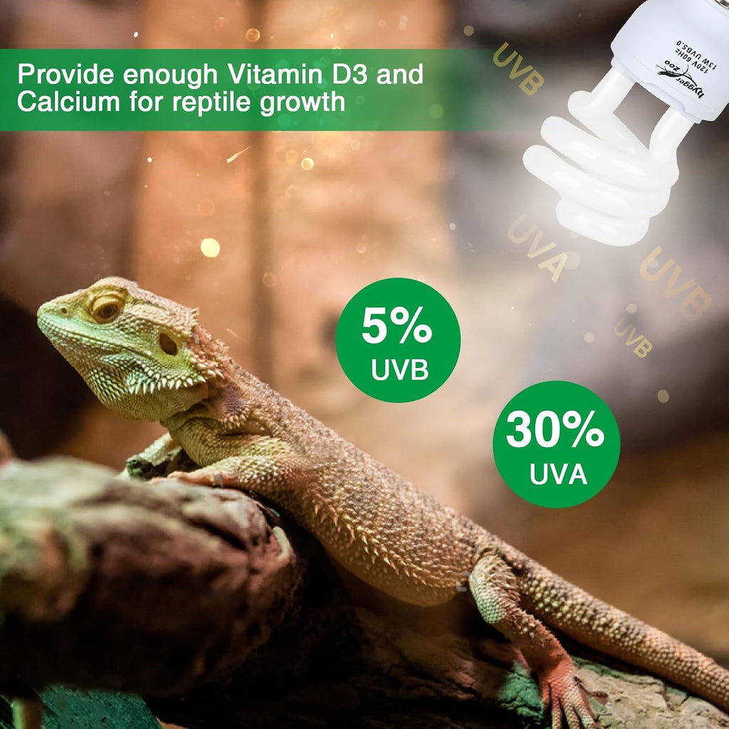 Hygger Zoo 5.0 UVB packaging detailing product specifications