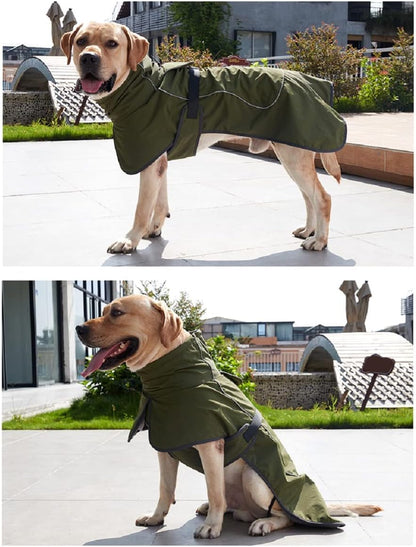 ODSSDAPU outdoor pet apparel demonstrating adjustable elastic neckline buckles for custom fit.