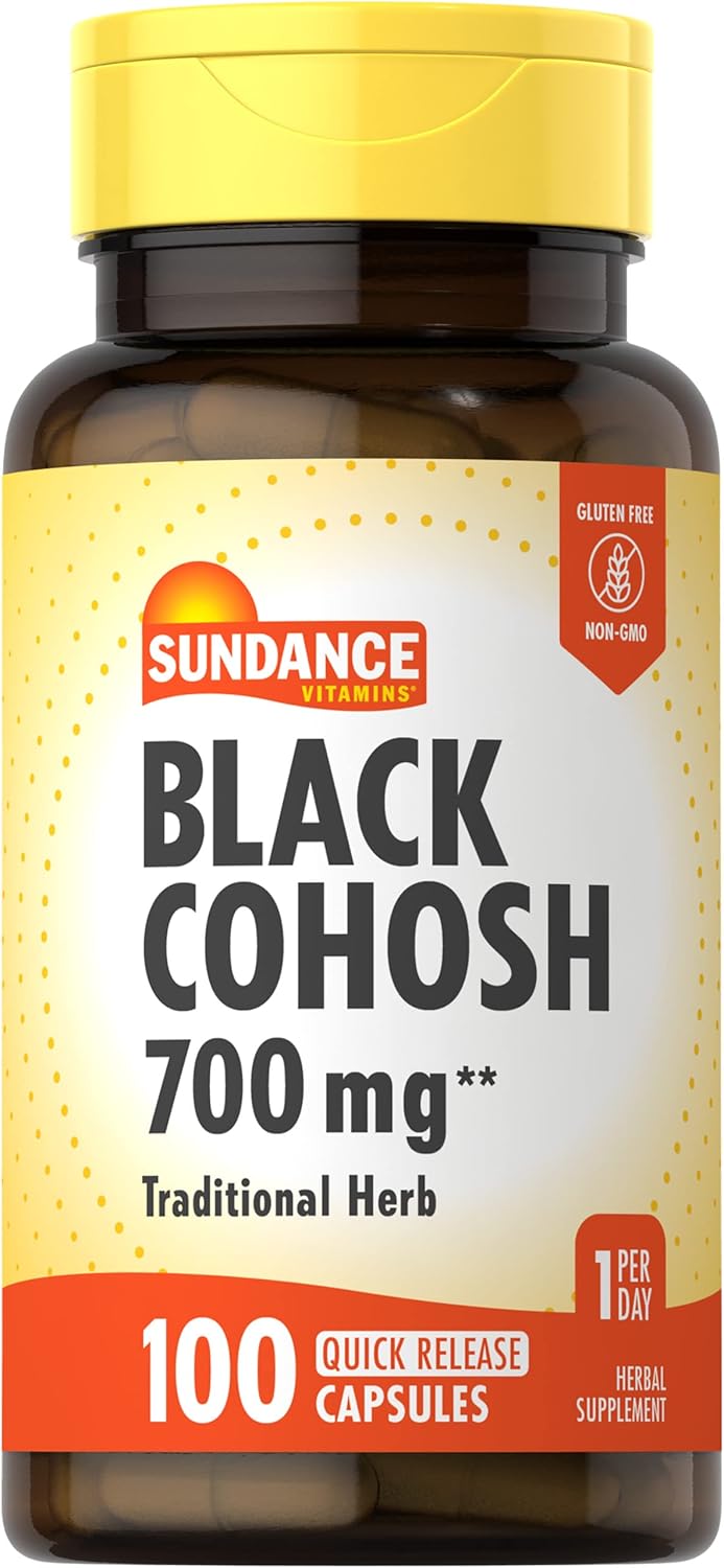 Sundance Black Cohosh 700mg front view bottle