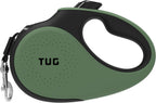 TUG 360 degrees Tangle-Free Retractable Dog Leash | 16 ft Strong Nylon Tape | One-Handed Brake, Pause, Lock (Medium, White) - Image 14