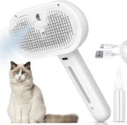 Cat Steam Brush, Cat Brushes for Indoor Cats Shedding with 2Steam Modes, Cats Hair Grooming Brush for Short and Long Haired Pets Dogs Hair Grooming - Image 9