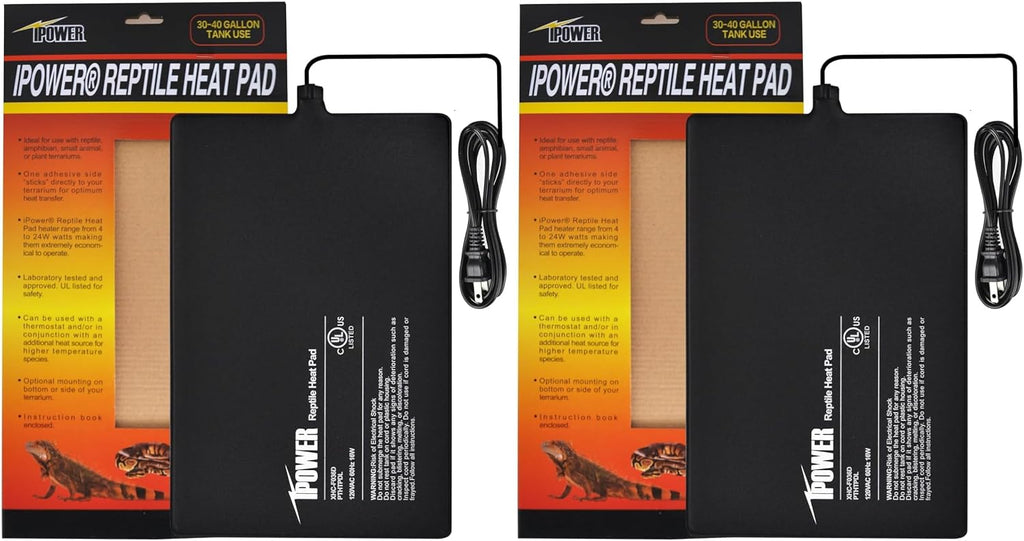 iPower 4 by 7-Inch Reptile Heating Pad Under Tank Terrarium Heater Warmer Heat Mat for Small Animals - Image 11