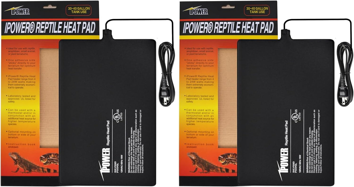 iPower 4 by 7-Inch Reptile Heating Pad Under Tank Terrarium Heater Warmer Heat Mat for Small Animals - Image 11