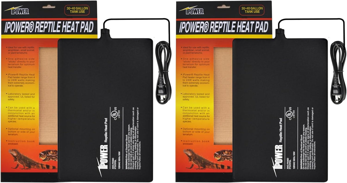 iPower 4 by 7-Inch Reptile Heating Pad Under Tank Terrarium Heater Warmer Heat Mat for Small Animals - Image 11