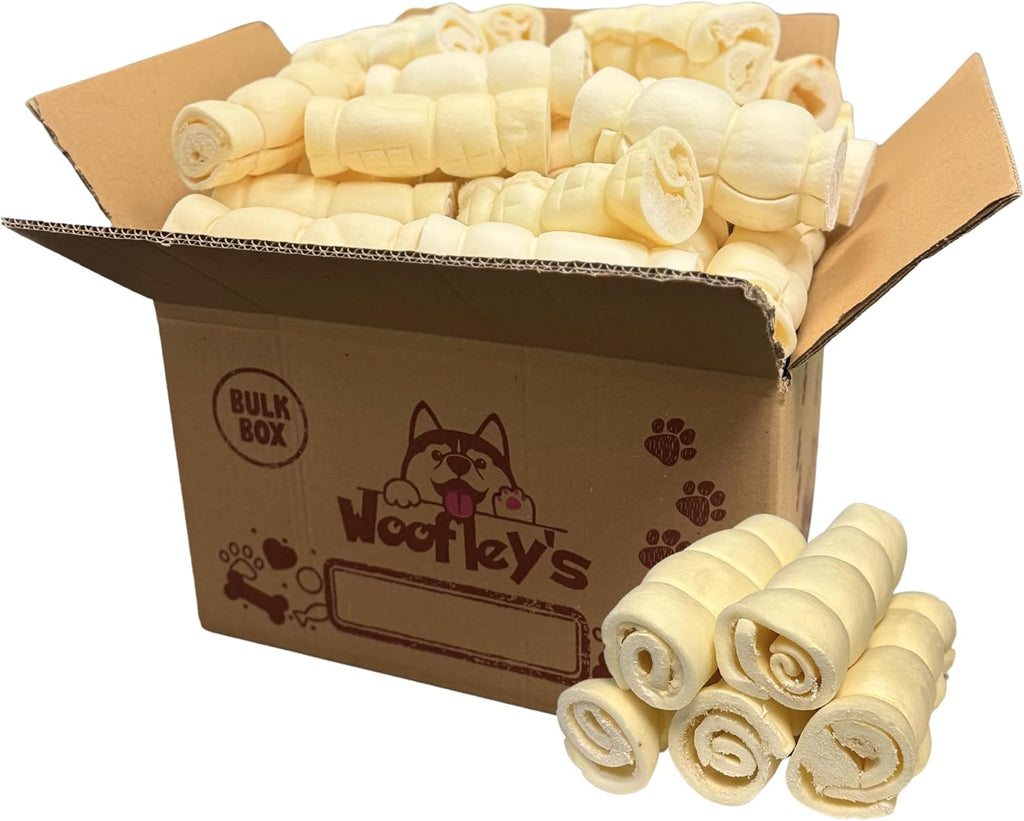 Woofley's 5-6" Buffalo Beef Cheek Roll -(5 Count)- Beef Cheek Rolls for Dogs - Long Lasting Natural Dog Chews - Image 9