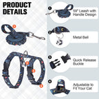 BEAUTYZOO escape proof adjustable pet vest showing dual adjustment points