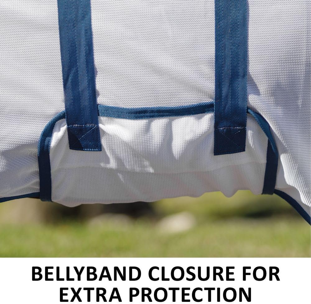 Schneiders Soft Interlock Mesh II Horse Fly Sheets | Superior UV & Insect Protection | Versatile Euro Fit Option | Reflective Safety Design - Image 9