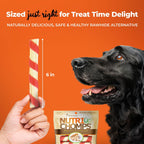NutriChomps real chicken flavor long lasting dog chews