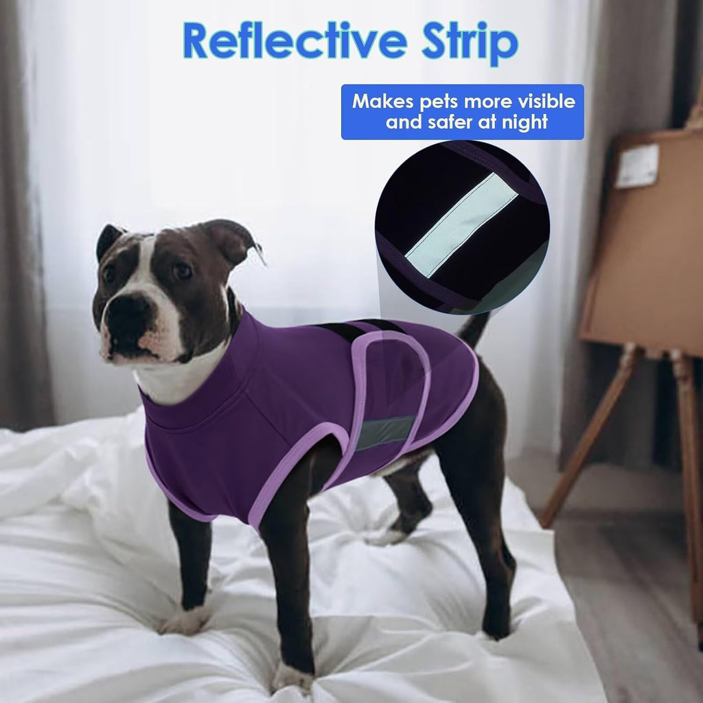 Migohi breathable lightweight fabric calming coat for small dog breeds