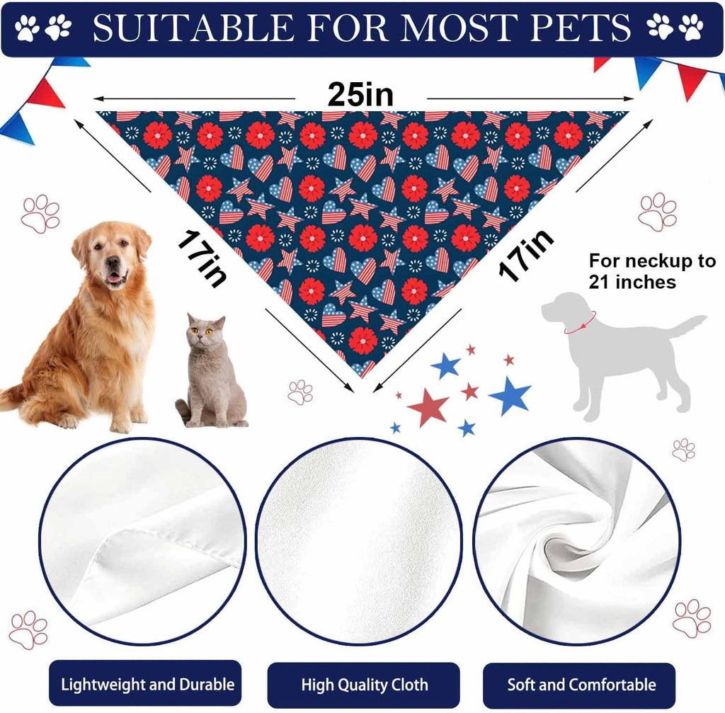 Durable dual-layer fabric texture of dog bandana