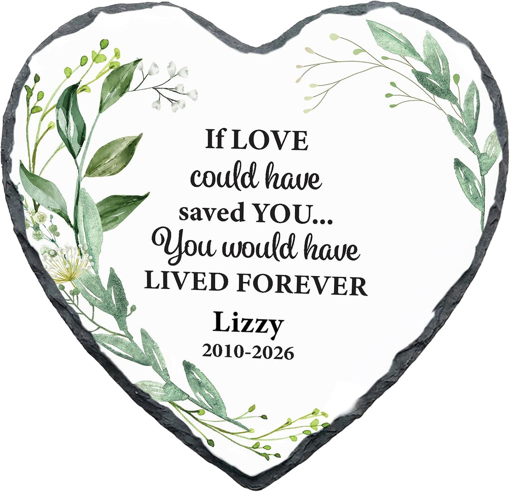Personalized Cat Memorial Stone, Dog Cat Loss Memorial Gift, Loss of Cat Sympathy Gift, Memorial Plaque Pet Passing Away Gift (S-008) - Image 11