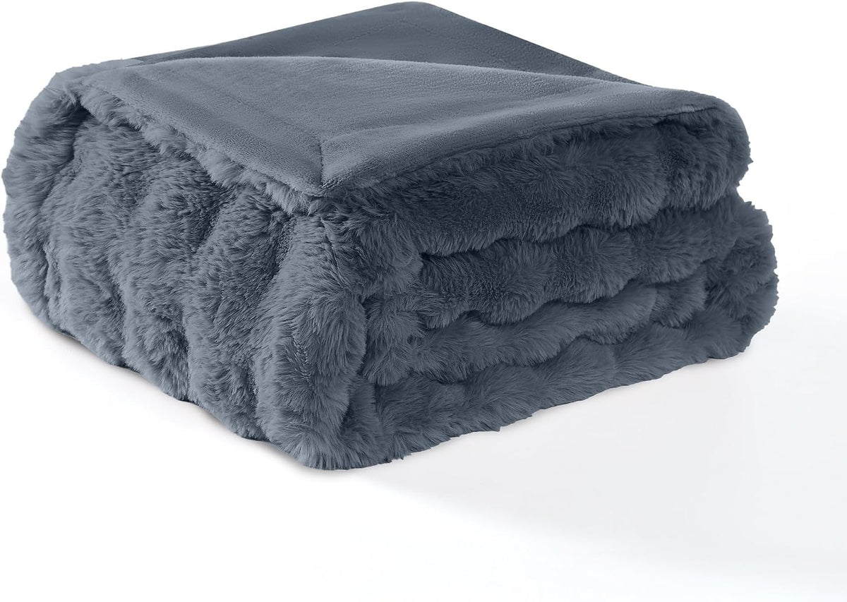 Modern Threads Water-Resistant Faux Rabbit Fur Pet Blanket for Dogs & Cats - Ultra-Soft Couch, Bed & Crate Protector, 30x40 White - Image 11