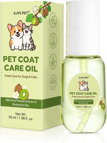 Pet Coat Care Oil, Coconut & Jojoba Infusion | Nourishing Serum to Reduce Stubborn Knots, UV Heat Shield; Anti-Static Lipid Repair for Dry Damaged Fur, Lick-Safe Treatment Dogs Cats, 1.69 fl. oz - Image 11