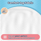 Adjustable fur safe fasteners on Oomicat extra small disposable pet wraps for dogs.