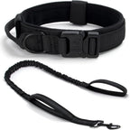 Tactical Dog Collar, Adjustable Military Training Nylon Dog Collar with Control Handle and Heavy Quick-Release Metal Buckle for Small Medium Large Dogs, Black L - Image 15