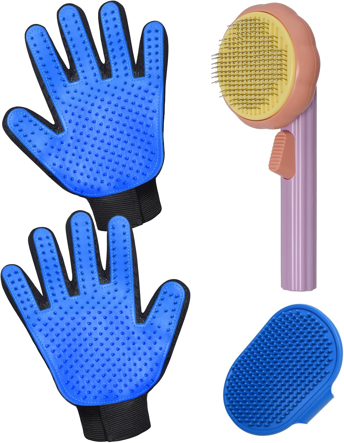 Cat Grooming Glove Brush,Pet Hair Remover Tool,Reusable Dog Hair Fur Remover for Carpet,Furniture,Couch,Clothes,Eco-Friendly and High efficiency - Image 9