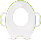 Munchkin Sturdy Potty Training Seat green front view on toilet bowl