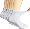 +MD Bamboo Diabetic Socks 6-pack front view for circulatory health.