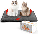 Mora Pets Self Heating Cat Bed Self Warming Cat Pad Thick Thermal Pet Bed Mat 24 x 18 Inches with Removable Cover Machine Washable Ultra Warm Mat for Outdoor Indoor Cats and Small Dogs - Image 11