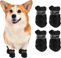Petaxcell dog shoes paw protector front view black