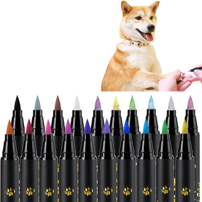 OLINGYOU Dog Nail Polish Dog Nail Polish Pens Quick Dry-8 Colors, Pet Nail Polish Set for Dogs DIY Dogs Puppy Nails, Dog Safe Nail Polish Non Toxic, Odorless, Easy to Apply - Image 10