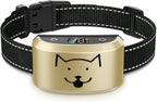Dog Bark Collar for Medium Large Dogs, Automatic Bark Device with Rechargeable Barking Collar with 8 Adjustable Sensitivity, 4 Training Modes Adjustable Anti Barking for Large Dogs 15-120lbs, Gold - Image 11