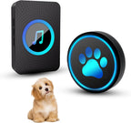 Dog Door Bell for Potty Training, Smart Wireless Doggie Doorbell to Go Outside, 1000 Feet Long Range with IP65 Waterproof Super-Light Touch Button, 60 Melodies & Adjustable Volume (Black) - Image 11