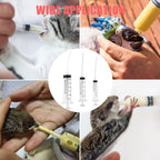 Baby Bird Feeding Syringe Set, Pet Parrot Milk Feeding Syringe with Tubes, Parrot Feeding Tubes Measuring Tools for Feeding Pets Scientific Industrial Labs... (10ml+10ml+20ml+60ml) - Image 6