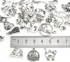 Example of handmade jewelry created using the cat charms