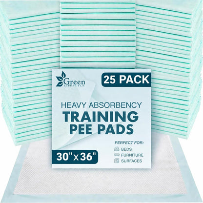 GREEN LIFESTYLE Underpads - Pet Training Pads for Dogs, Cats, Bunny, Chucks Pads for Adults, for use as Incontinence Bed Pads, Seniors Bed Pad (Pack of 50 - 36x36) - Image 9