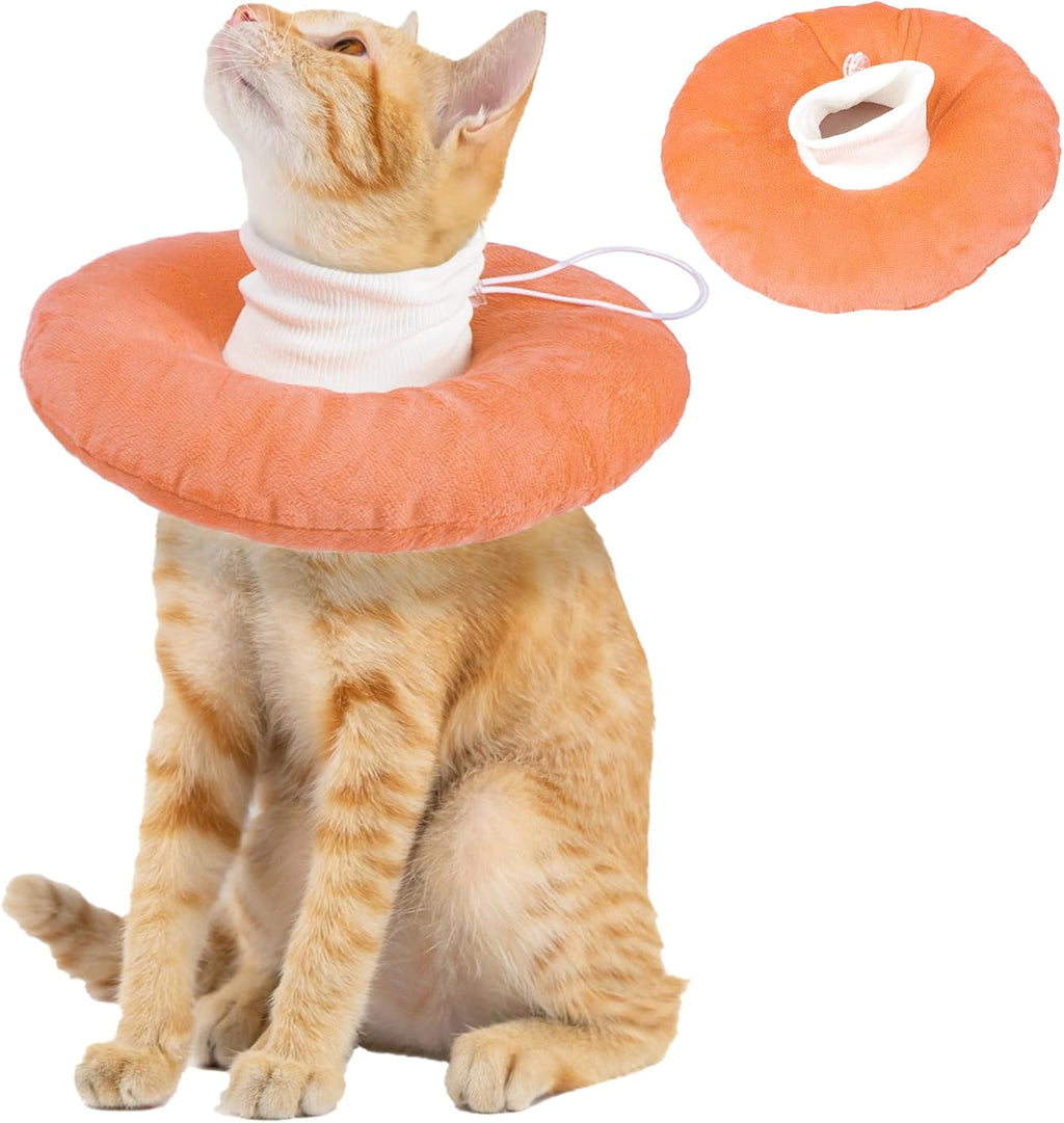 Cat Cone Collar Soft, Adjustable & Lightweight Kitten Elizabethan e Collar to Stop Licking After Surgery, Ideal for Wound Recovery, Durable & Machine Washable, Blue Small - Image 9