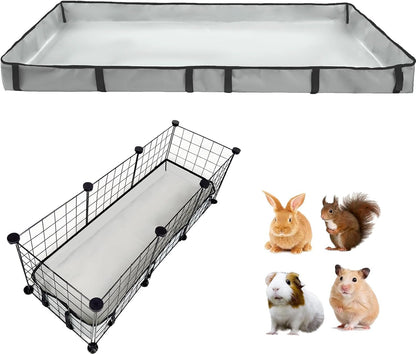 DZWLKJ Guinea Pig Cage Liner Tarp Bottom Waterproof and Washable.Available in 22 Sizes. Base Also for Rabbits, Bunny, Chinchesillas, Hedgehog, Ferrets and Other Small Animals(24x48 inches) - Image 9