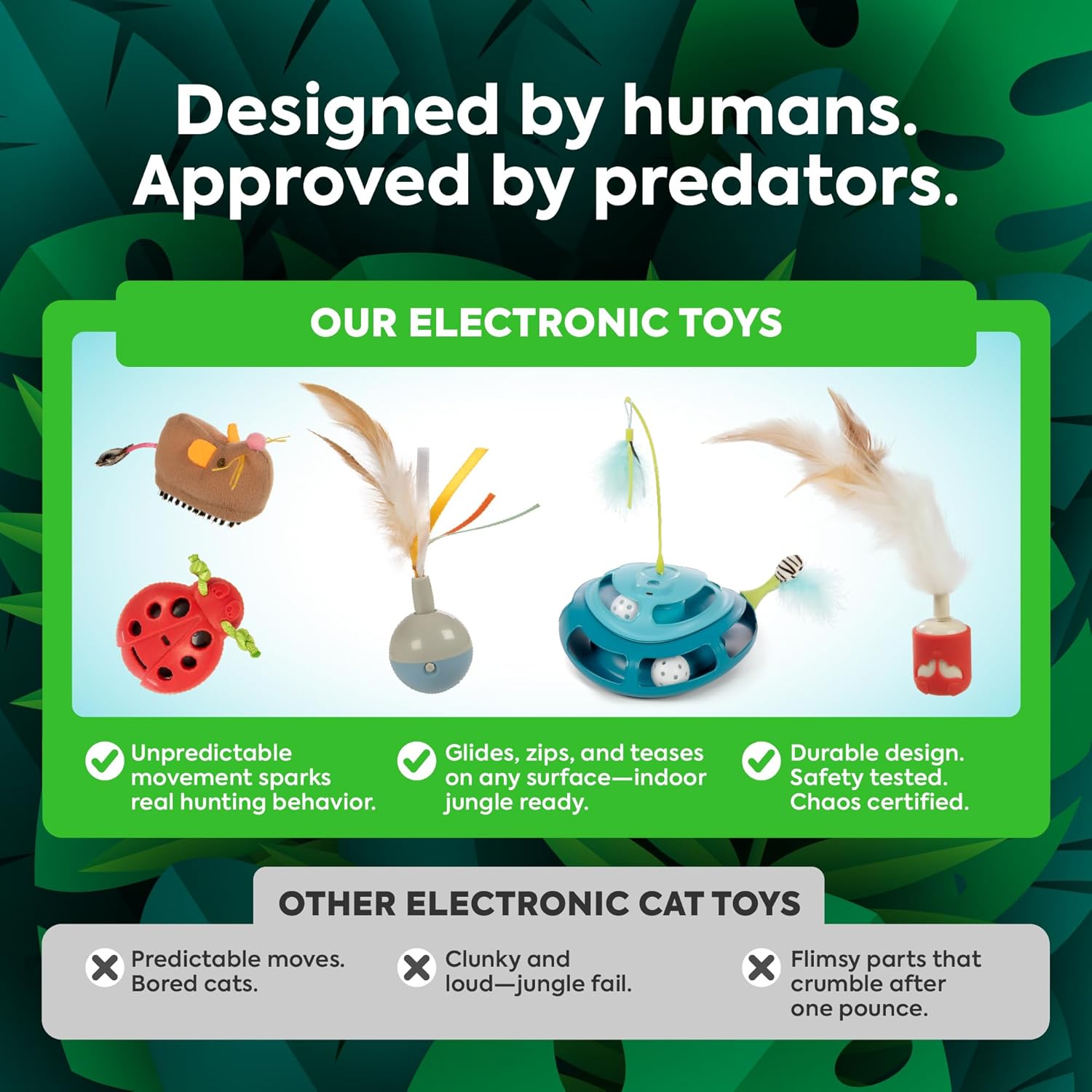 SmartyKat Hidden Hijinks motion pet toy with packaging