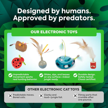 SmartyKat Hidden Hijinks motion pet toy with packaging