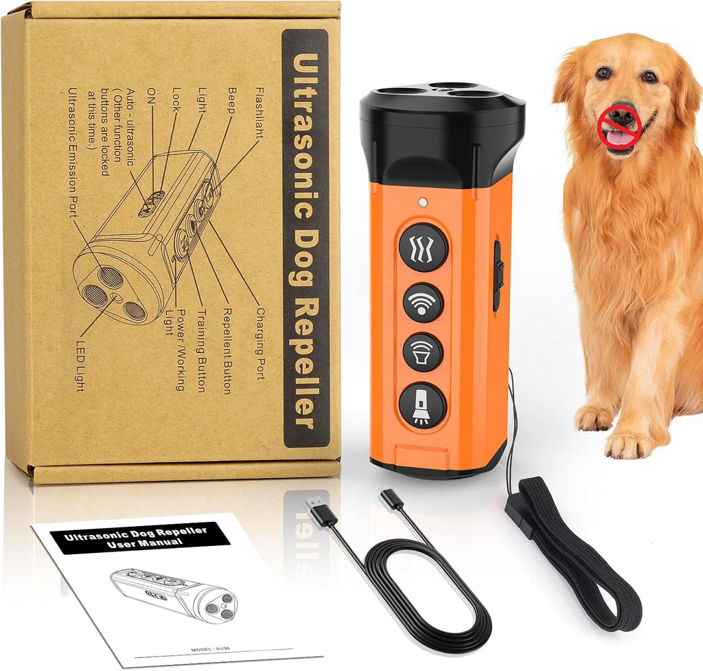 Pablo dog bark deterrent device in outdoor training setting