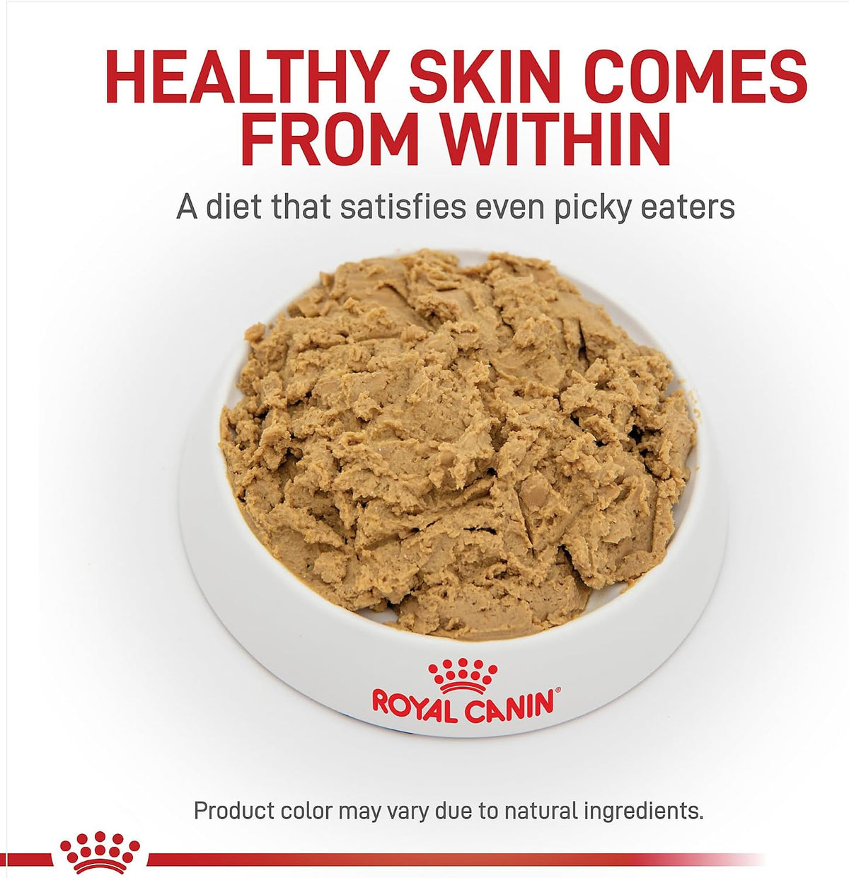Royal Canin Veterinary Diet Canine Hydrolyzed Protein packaging back showing ingredients
