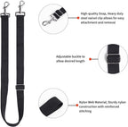 Aocuxze equine blanket belly straps demonstrating the stretchable elastic material and adjustment slider
