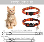 ARING PET 2 Pack Cat Collars-Cute Breakaway Cat Collar with Bell & Pendant, Adjustable Christmas Kitten Collars with Safety Buckle for Girl and Boy Cats - Image 10