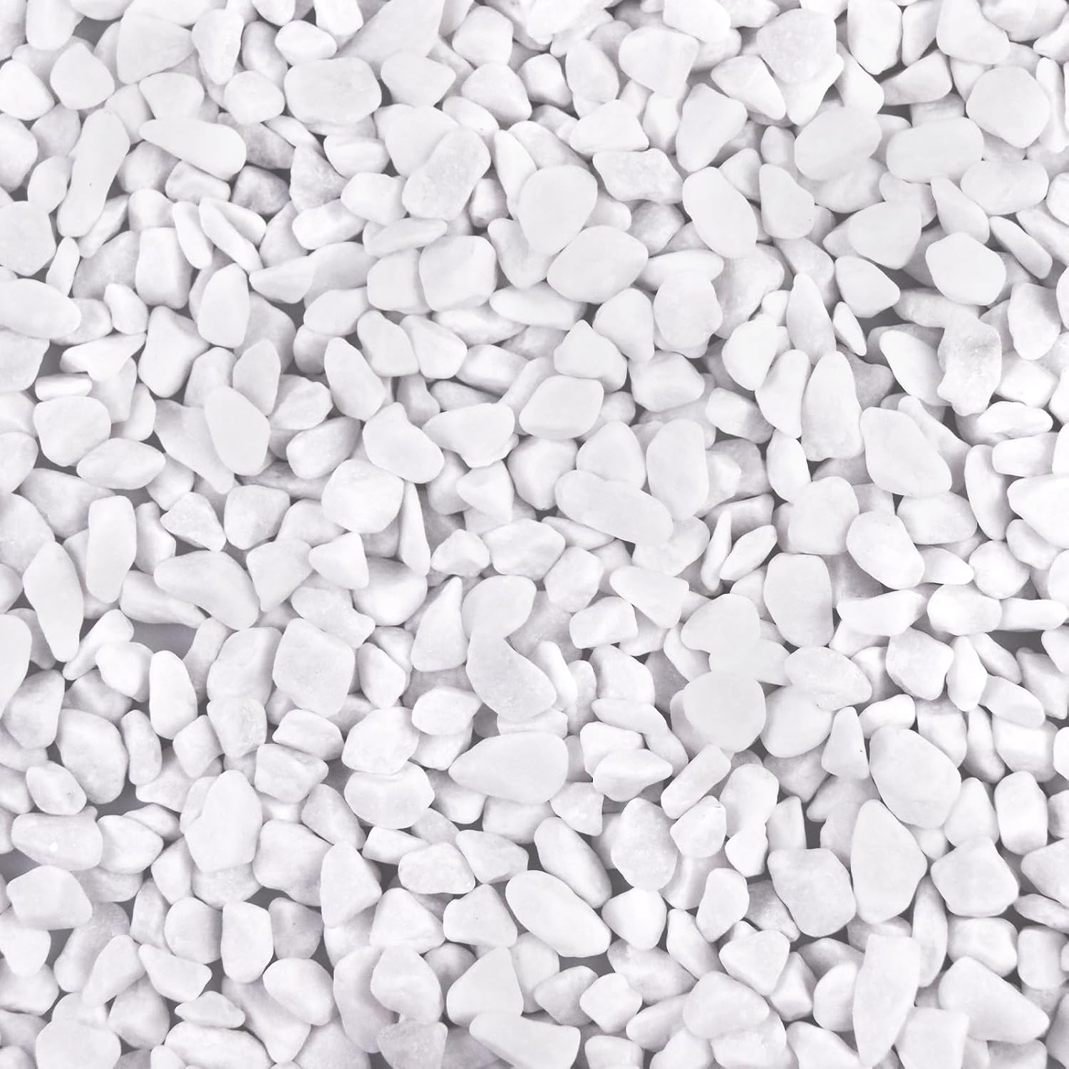 Ausluru river rocks polished silica gravel front view