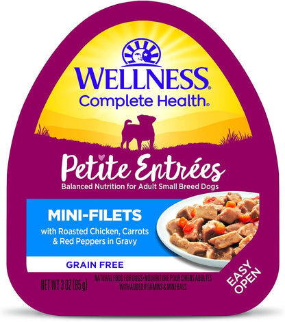 Wellness Petite Entrees Mini Filets Small Breed Adult Wet Dog Food, Grain Free, Natural, Tender Turkey, Green Beans, and White Sweet Potato, 3 oz, Pack of 12 Cups - Image 10