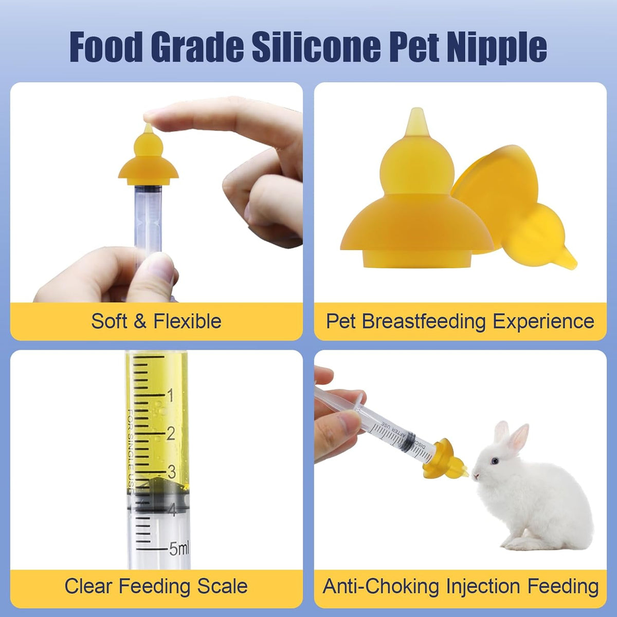 REDDOUDOU kitten and puppy nursing supplies with feeding bottle and specialized mini nipples.