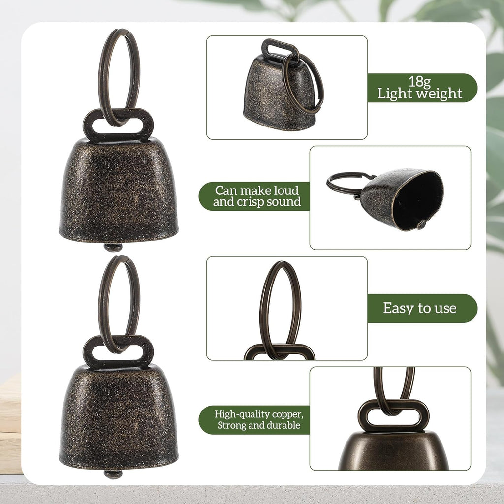 Adjustable fourteen to twenty four inch brown livestock halter laid flat showing sizing adjustments