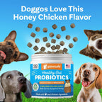 PawSafe natural pumpkin dog digestive chew treats for immune defense enhancement.