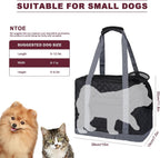 Ruonarier pet travel bag with mesh ventilation