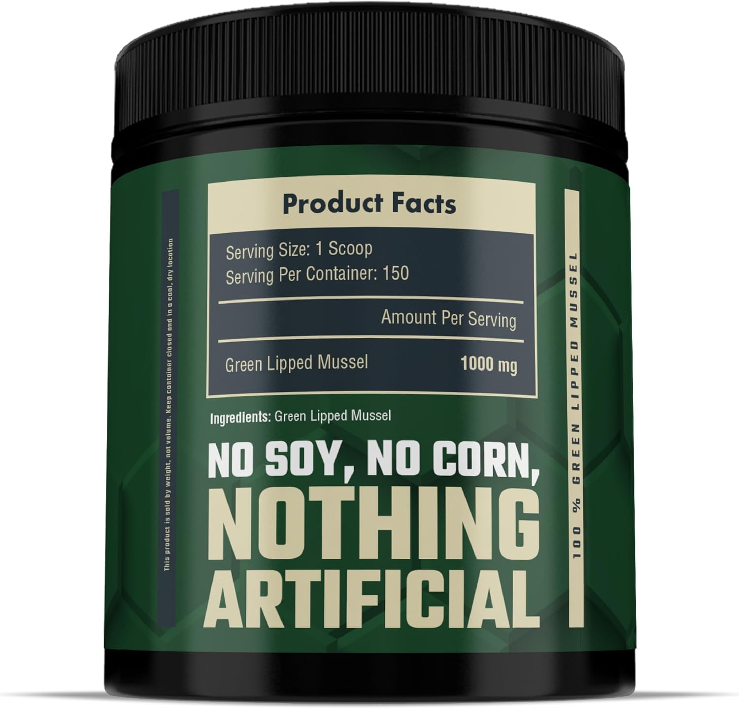 Premium hip and joint mobility powder for small and large breed pets.