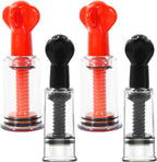 Jesakmie 4pcs Nipple Sucker set for inverted nipples front view