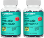 Amazon Basics Prebiotic And Probiotic Gummies lifestyle product angle